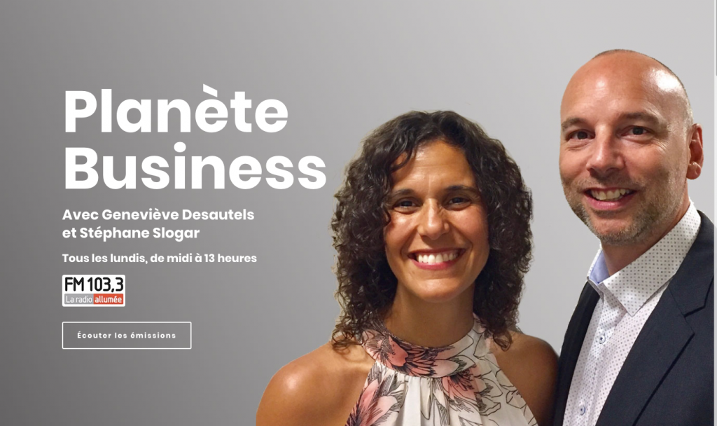 Marc-André Lanciault chatbot Planète business avec Geneviève Desautels